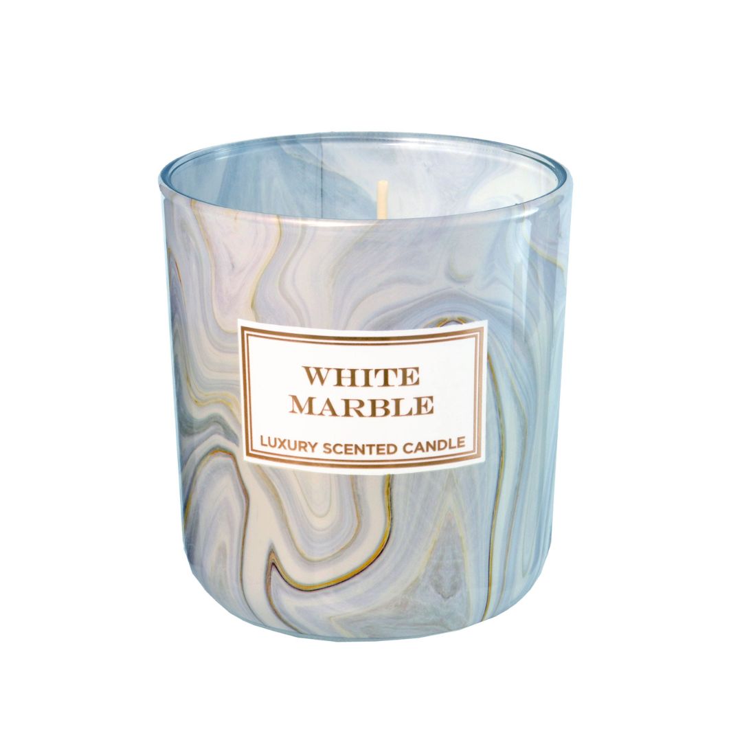 WHITE MARBLE aromatinė žvakė