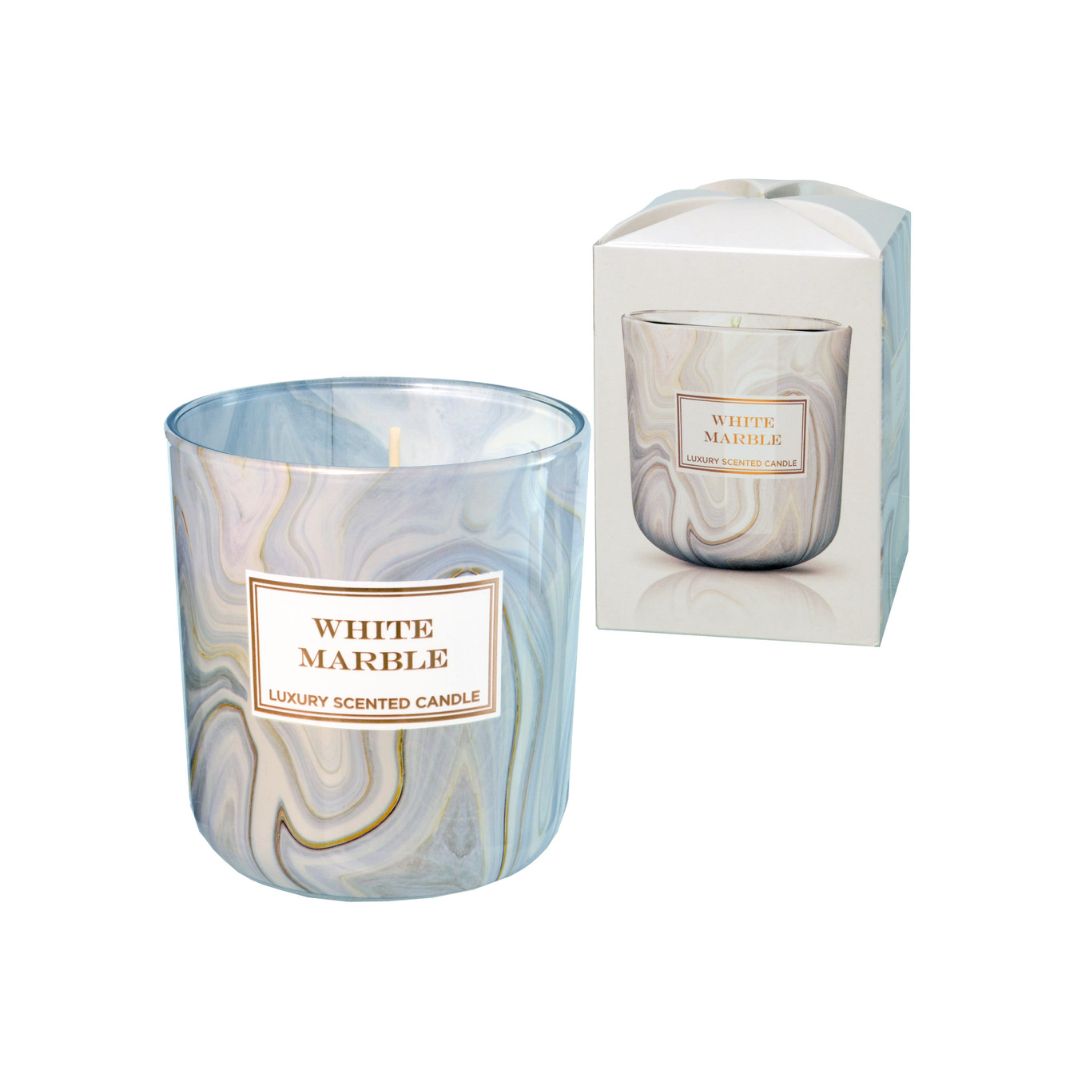WHITE MARBLE aromatinė žvakė
